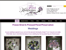 Tablet Screenshot of floralkeepsakesbylauri.com
